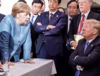 G-7 zirvesine damga vuran fotoğraf