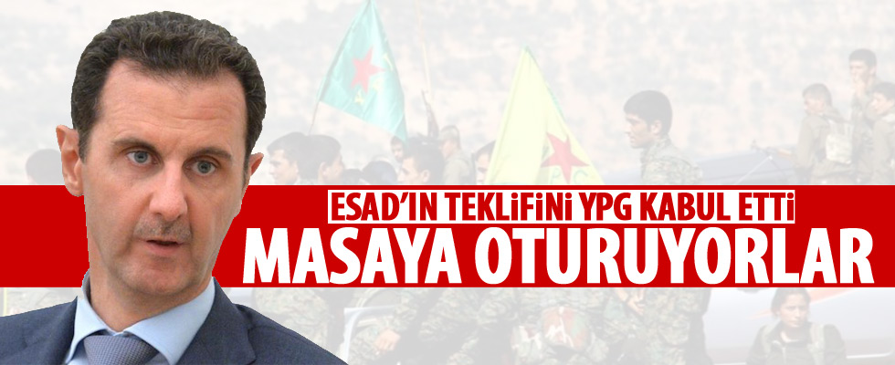 YPG, Esad'ın teklifini kabul etti