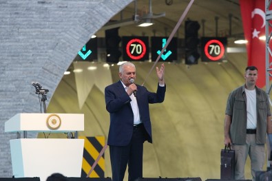 Başbakan Yıldırım, Sabuncubeli Tünelleri'ni Hizmete Açtı