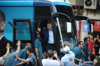 BURSA ATATÜRK STADYUMU - Cumhurbaşkanı Erdoğan Bursa'da Halkı Selamladı