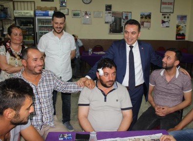İYİ Partili Eryılmaz Hamzabeyli'de Vatandaşlarla Buluştu