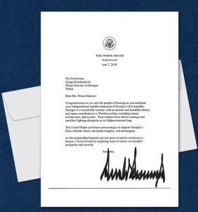 Trump'tan Gürcistan'a Tebrik Mektubu
