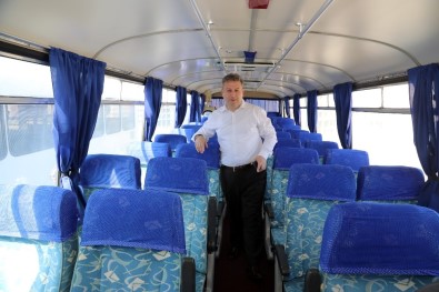 Başbakan Yıldırım'ın Otobüsü Talas'ta