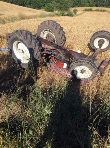 Kepsut'ta Traktör Kazası Açıklaması 1 Ölü