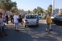 Kuşadası'nda Otomobil Yayaya Çarptı; 1 Yaralı