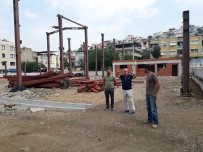 KARABAĞ - Nafiz Gürman Pazar Yeri İnşası Hızla Devam Ediyor