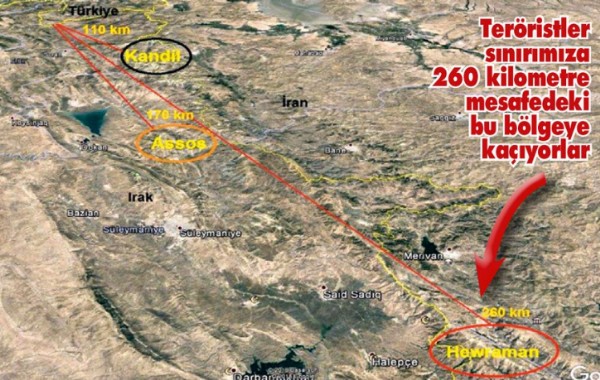 Teröristler nereye kaçtı?