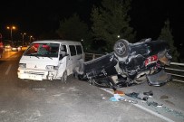 UÇAN OTOMOBİL - Karabük'te Trafik Kazası Açıklaması 3 Yaralı