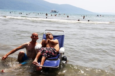 Muğlalı Engelli Vatandaş, 42 Yıl Sonra Deniz Gördü