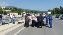 DOKURCUN - Otomobil Bisiklete Çarptı Açıklaması 1 Yaralı