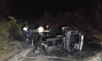 Tunceli'de Kaza Sonrası İki Araç Yandı, 4 Kişi Yaralandı