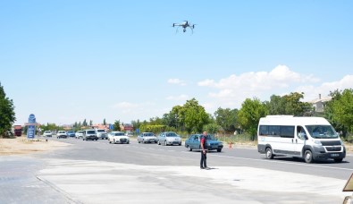 Aksaray'da Drone İle Trafik Uygulaması