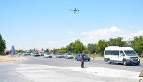 TRAFİK KURALI - Aksaray'da Drone İle Trafik Uygulaması