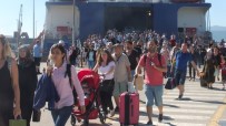 DENIZ OTOBÜSÜ - Deniz Otobüsü Ve Feribotlarda Bayram Yoğunluğu Başladı