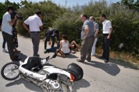 ELEKTRİKLİ BİSİKLET - Kazazedelere İlk Müdahale Büyükşehir Yaptı