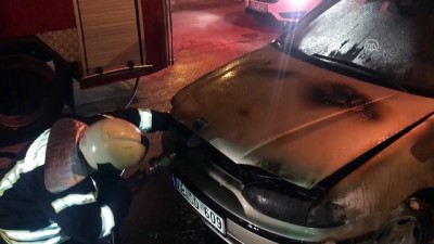 Karabük'te Araç Yangını