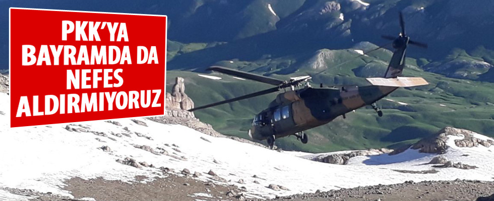 Mehmetçik bayramda da operasyonda