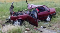 MERT ÖCAL - Yozgat'ta Trafik Kazası Açıklaması 1 Ölü, 3 Yaralı