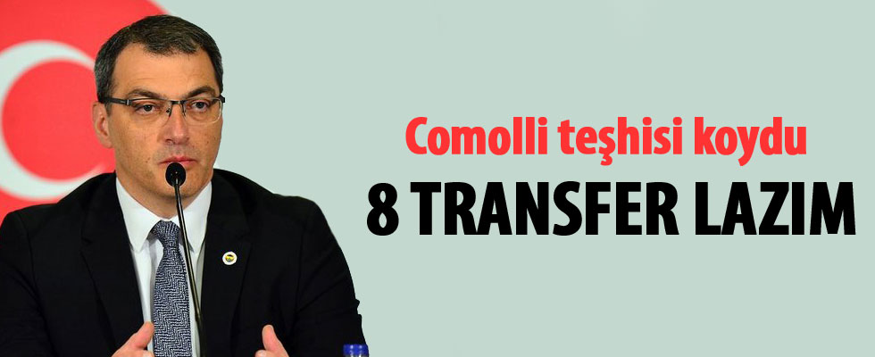 Comolli sayıyı verdi! 8 transfer lazım