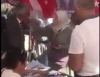 CHP - CHP'liler standı ziyaret eden başörtülü kadına hakaret etti