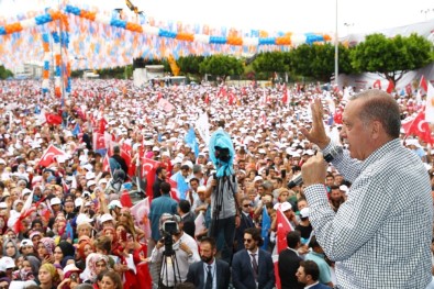 Erdoğan'ın Antalya Mitingine Büyükşehir'in Projeleri Damga Vurdu