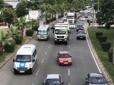 Fatsa'da Trafik Yoğunluğu