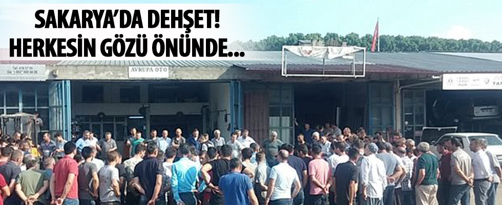 Herkesin gözü önünde, kurşun yağmuruna tutarak öldürüp, kaçtı