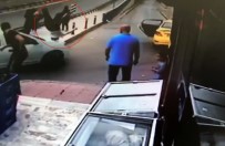 TİCARİ TAKSİ - Trafikte Tartıştığı Şahsa Böyle Çarptı !