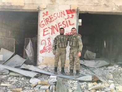 Giresunlu Şehit Afrin'den Memleketine Selam Göndermişti