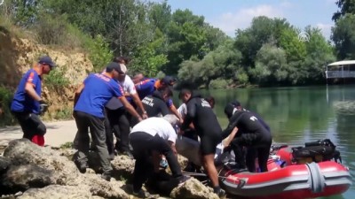 Manavgat'ta Irmakta Akıntıya Kapılan Gencin Kaybolması