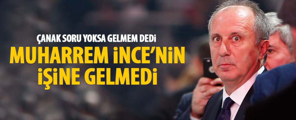 Muharrem İnce'den Turgay Güler'e soru şartı