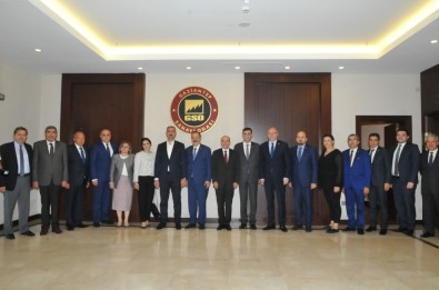Başbakan Yardımcısı Şimşek Ve Adalet Bakanı Gül'den GSO'ya Ziyaret