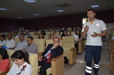 Kırıkkale'de Belediye Çalışanlarına İlk Yardım Eğitimi