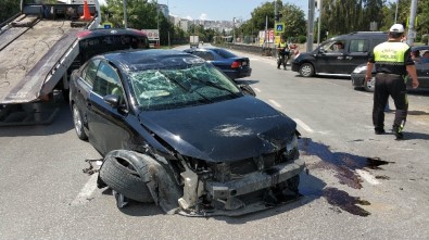 Samsun'da Otomobil Takla Attı Açıklaması 3 Yaralı