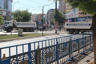 Gaziantep'te Erdoğan'ın Mitingi Öncesi Geniş Güvenlik Önlemleri