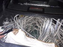 KUZULUK - Sakarya'da Şantiyeden 300 Kilogram Kablo Çalan Şüpheliler Yakalandı