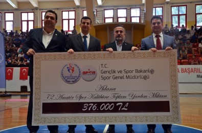 Adana'daki Amatör Spor Kulüplerine 376 Bin Lira Yardım