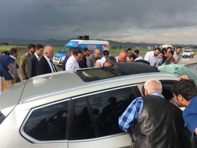 Erzurum'da Zincirleme Trafik Kazası Açıklaması 4 Yaralı