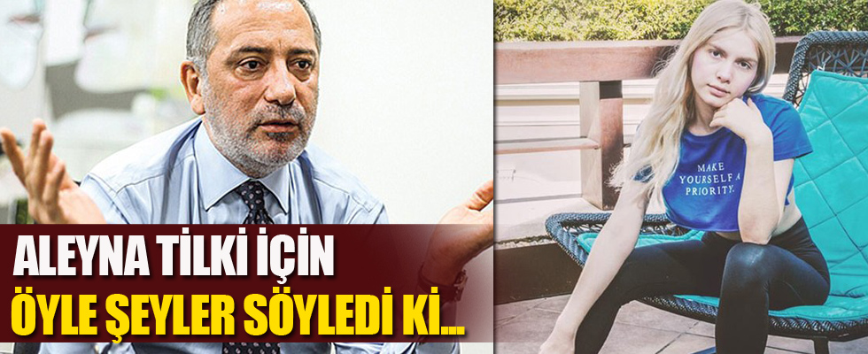 Fatih Altaylı Aleyna Tilki için öyle şeyler söyledi ki...
