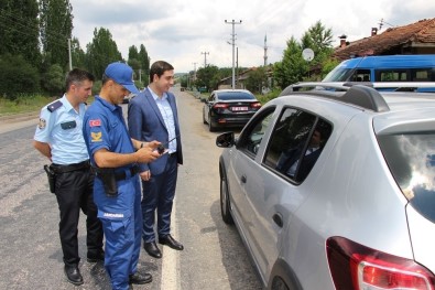 Kaymakam Başar, Yol Kontrol Uygulamasına Katıldı