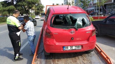 Samsun'da Otomobil Yayalara Çarptı Açıklaması 2 Yaralı