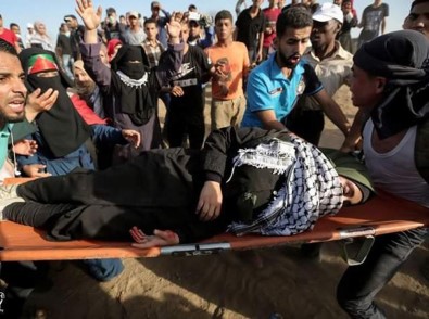 Gazze'deki Çatışmalarda Dün 206 Filistinli Yaralandı