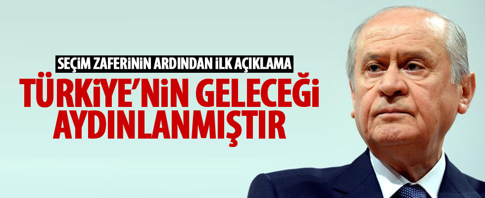 Devlet Bahçeli: Gelecek aydınlaşmıştır
