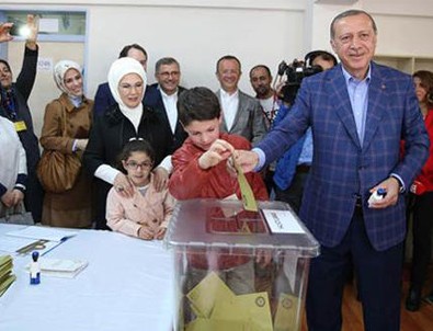 Cumhurbaşkanı Erdoğan'ın oy kullandığı sandığın sonuçları