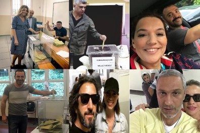 Ünlü isimler sandık başında