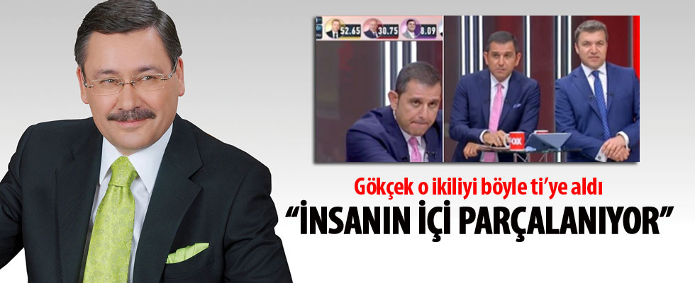 Melih Gökçek, Portakal ile Küçükkaya'yı fena ti'ye aldı!