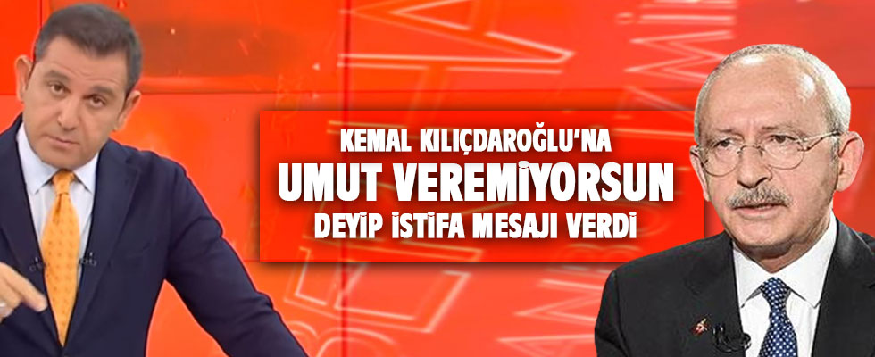 Fatih Portakal: Artık umut vermiyorsunuz Kemal bey!