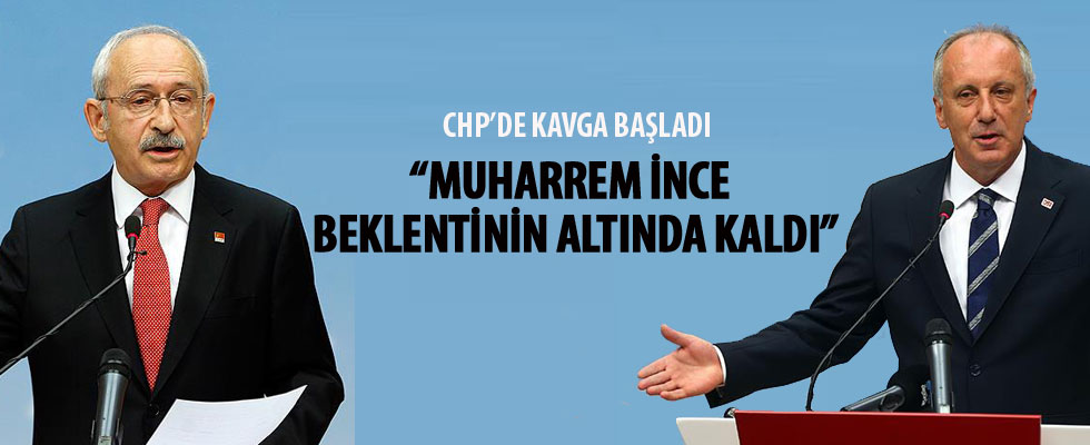 CHP Genel Başkanı Kılıçdaroğlu: İnce beklentinin altında kaldı