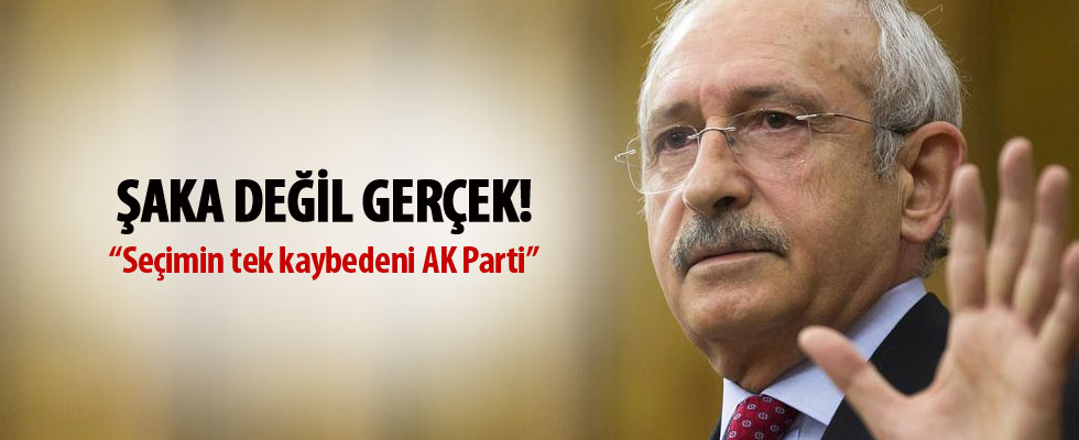 Kılıçdaroğlu: Seçimin kaybedeni AK Parti'dir