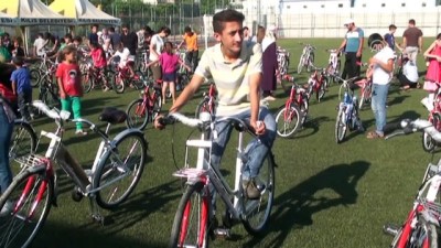 Kilis'te Çocukların Bisiklet Sevinci
